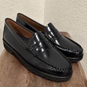 G.H.BASS Weejuns Women's Whitney Weejun Loafers Black Size 9.5